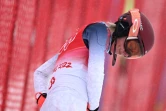 L'Américaine Mikaela Shiffrin, après avoir manqué une porte lors du slalom du combiné aux Jeux olympiques de Pékin, le 17 février 2022 sur la piste de Yanqing