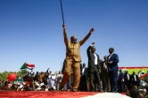 Le président soudanais Omar el-Béchir lors d'un rassemblement de ses partisans, le 9 janvier 2019 à Khartoum