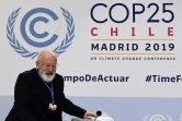 Le vice-président de la Commission européenne Frans Timmermans présente à la COP25 à Madrid jeudi le "Pacte vert" de l'Union européenne