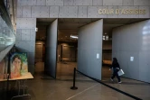 Un portrait de Maëlys à l'entrée de la cour d'assises de l'Isère, à Grenoble, le 1er février 2022