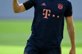 Robert Lewandowski l'attaquant du Bayern Munich lors du match de Bundesliga opposant le Bayer Leverkusen au Bayern Munich le 6 juin 2020 à Leverkusen, en Allemagne.