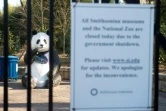 Le zoo de Washington est fermé en raison du "shutdown",  le 11 janvier 2019