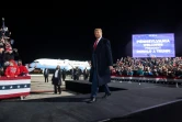 Donald Trump lors d'un meeting de campagne à Erie, dans le nord de la Pennsylvanie, le 20 octobre 2020