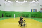 Le président ukrainien Volodymyr Zelensky lors d'un entretien accordé à plusieurs médias français dont l'AFP, à Rivné, dans l'ouest de l'Ukraine, le 30 juillet 2024