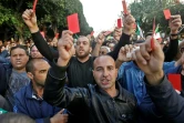 Des manifestants algériens manifestent contre le pouvoir à Alger, le 1er novembre 2019