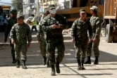 Des soldats déployés le 19 avril 2016 à Portoviejo en Equateur