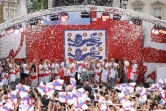 Des supporteurs anglais à Londres le 1er août 2022