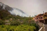 Des feux sur les collines de la commune de La Orotava, sur l'île de Tenerife dans l'archipel espagnol des Canaries, le 19 août 2023