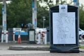Une station-service en manque de carburant, le 27 septembre 2021 près de Tonbridge, dans le sud de l'Angleterre