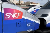 Des TGV à la gare Saint-Charles à Marseille le 25 août 2018