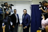 L'ancien Premier ministre libanais Saad Hariri dans un bureau de vote de Beyrouth, le 8 mai 2016 