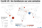 Covid-19 : les tendances dans le monde