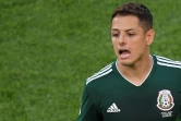 Javier Hernandez contre la Suède, le 27 juin 2018 à Ekaterinbourg