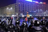 Les mnifestants, ici à Bucarest le 1er février 2017, étaient au moins 200.000 à travers le pays