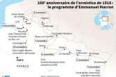 100e anniversaire de l'armistice : le périple de Macron