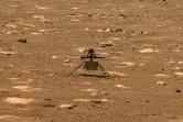 L'hélicoptère de la Nasa Ingenuity sur Mars le 7 avril 2021, photographié par le rover Perseverance