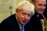 Le Premier ministre Boris Johnson lors d'une table ronde avec des chefs militaires à Downing Street à Londres, le 19 septembre 2019