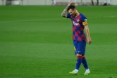 L'attaquant argentin Lionel Messi lors de la défaite contre Osasuna au Camp Nou le 16 juillet 2020