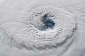 L'oeil de l'ouragan Florence photographié depuis la Station spatiale internationale à 11H50 GMT le 12 septembre 2018