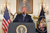 Le président américain Donald Trump à la Maison Blanche, le 13 avril 2018 à Washington