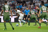 Le milieu de Marseille, Dimitri Payet (c), lors du match amical face à Naples, au Vélodrome, le 4 août 2019