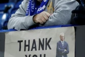 Pancarte de remerciement à l'entraîneur de Leicester Claudio Ranieri, limogé jeudi dernier, lors du match contre Liverpool, le 27 février 2017 au King Power Stadium