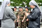 Patrouille de militaires le 16 mai 2016 à Lourdes