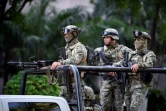 Des soldats patrouillent à Culiacan, dans l'état mexicain du Sinaloa, le 18 octobre 2019