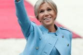 Brigitte Macron arrive à l'Élysée le 14 mai 2017, jour de l'investiture de son mari