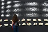 Mémorial pour les près de 300.000 victimes du Covid au Mexique, le 29 octobre 2021 à Mexico, en amont de la fête des morts