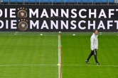 Le sélectionneur de l'équipe d'Allemagne Hansi Flick lors d'un entraînement le 7 octobre 2021 à Hambourg