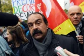 Le leader de la CGT Philippe Martinez le 16 novembre 2017 à Paris