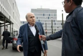 L'ex-président de la FIFA, Sepp Blatter, interviewé à son arrivée devant les locaux du MPC à Berne pour y être entendu 1er septembre 2020