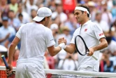 Lucas Pouille battu par Roger Federer avant les 8e de finale de Wimbledon le 6 juillet 2019