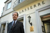 Jean-René Van der Plaesten lauréat du Prix Interrallié pour "La nostalgie de l'honneur", à Paris le 22 novembre 2017