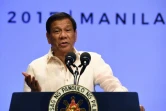 Le président philippin Rodrigo Duterte à Manille le 29 avril 2017 lors du sommet de l'Association des nations d'Asie du sud-est (Asean)