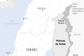 La zone frontalière entre le Liban et Israël et le plateau du Golan