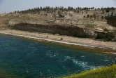 Vue du barrage de Tabqa, le 28 mars 2017