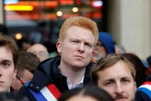 Le députant sortant de La France Insoumise (LFI)  Adrien Quatennens lors d'une manifestation à Paris le 30 avril 2024