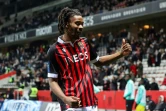 Le jeune Khephren Thuram auteur du but de la victoire de l'OGC Nice lors de la réception du FC Nantes à l'Allianz Riviera, le 14 janvier 2022 