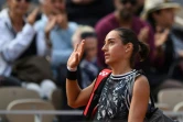 La Française Caroline Garcia, battue par la Russe Anna Blinkova au 2e tour de Roland-Garros, le 30 mai 2019 à Paris 