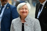 La présidente de la Fed, Janet Yellen, arrive au sommet du G7, le 11 mai 2017 à Bari, en Italie