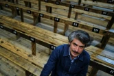 Le metteur en scène Simon Delétang pose au "Théâtre du Peuple" où il a adapté "Leurs enfants après eux", un livre de Nicolas Mathieu, Prix Goncourt 2018, le 19 août 2021 à Bussang (Vosges).