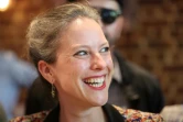 Lucie Castets, candidate du "Nouveau Front populaire" (NFP) au poste de Premier ministre, le 27 juillet 2024 à Lille