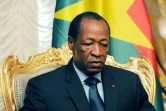 Blaise Compaoré au palais présidentiel de Ouagadougou le 26 juillet 2014