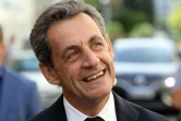 Nicolas Sarkozy dans une rue de Nice le 17 septembre 2016
