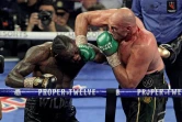 Combat entre les boxeurs britannique Tyson Fury et américain Deontay Wilder, le 22 février 2020 à Las Vegas