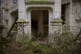 Les ruines du château de La Mothe-Chandeniers, dans la Vienne, le 23 janvier 2018