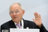 Le ministre des Finances allemand Wolfgang Schaüble lors de la réunion de ses homologues du G20 à Baden-Baden le 17 mars 2017
