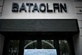 Une plaque commémorative sur la façade du  Bataclan, inaugurée en septembre 2019
